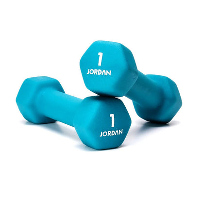 JORDAN® Neoprene Studio Hex Dumbbells & Sets