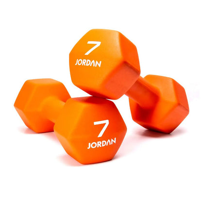 JORDAN® Neoprene Studio Hex Dumbbells & Sets
