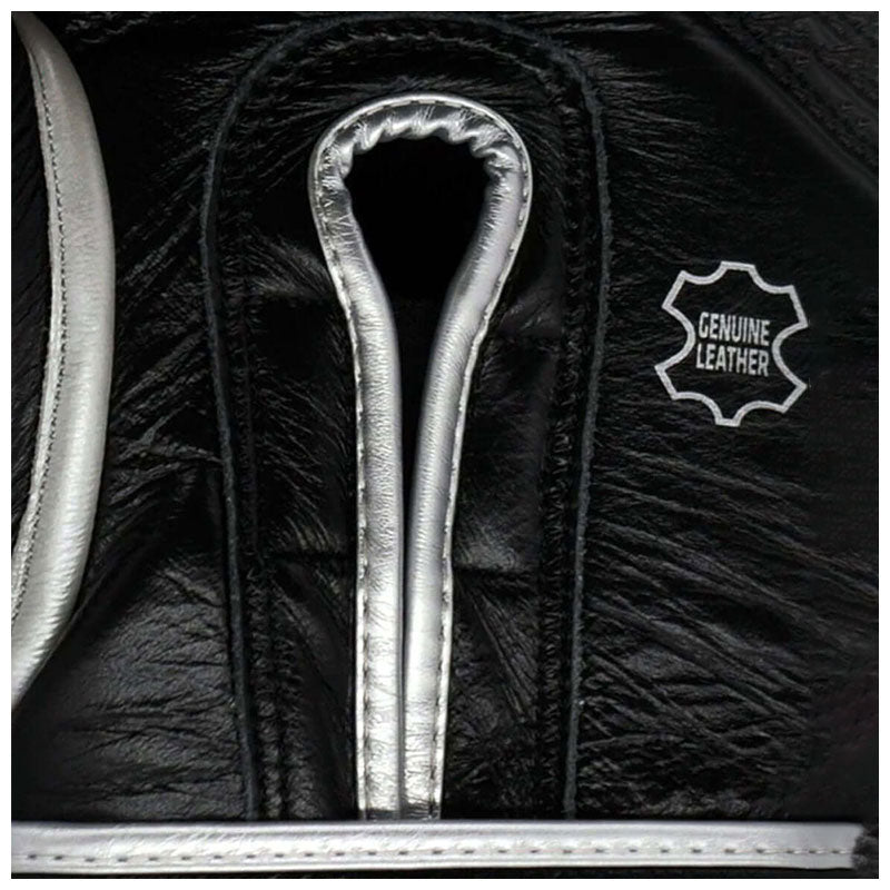 Exigo Elite Sparring Gloves - Black/Silver - 12oz