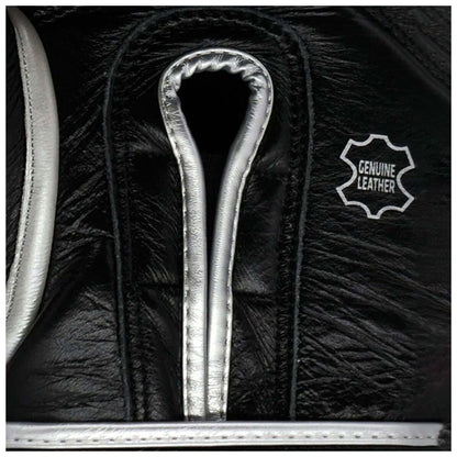 Exigo Elite Sparring Gloves - Black/Silver - 12oz