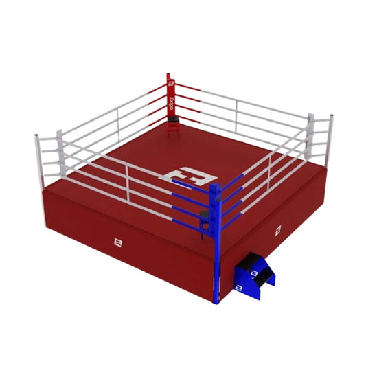 Exigo Classic Competition Boxing Ring - Red 16ft