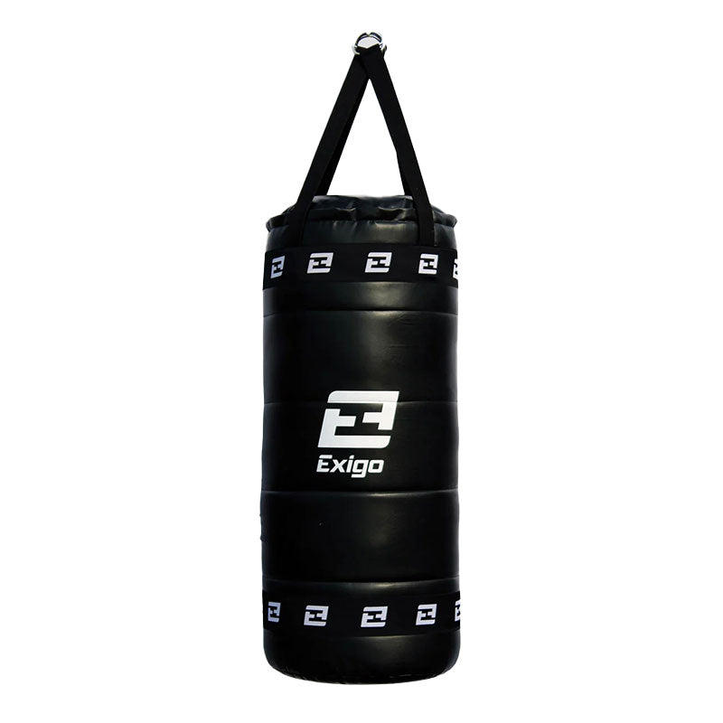 Exigo Contender 4ft 50kg Quilted Synthetic Leather Punch Bag - Black