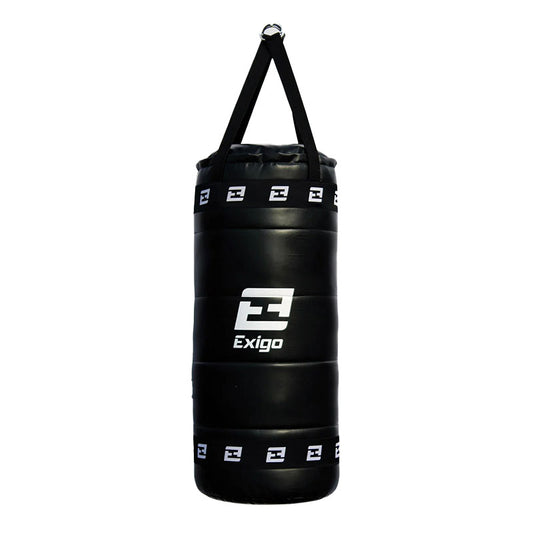 Exigo Contender 4ft 50kg Quilted Synthetic Leather Punch Bag - Black