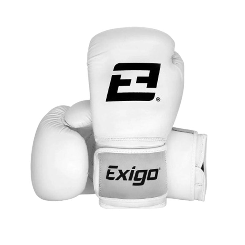 Exigo Select Training Gloves - White - 10oz