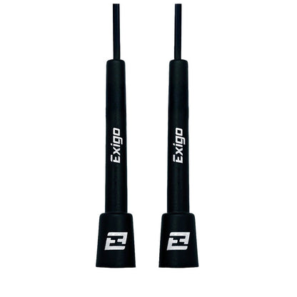 Exigo Stealth Adjustable Speed Rope - Black