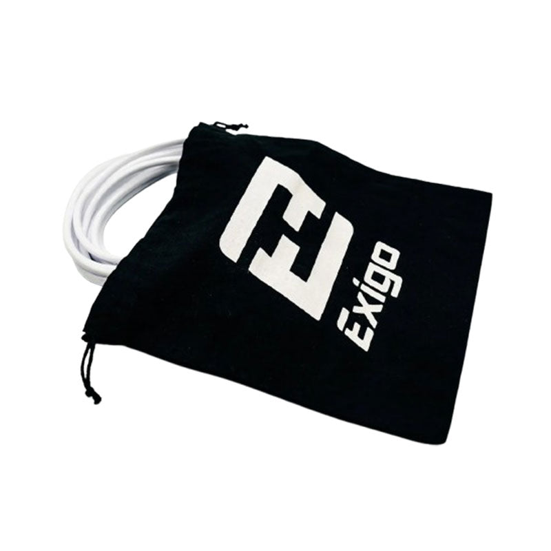 Exigo Stealth Adjustable Speed Rope - White