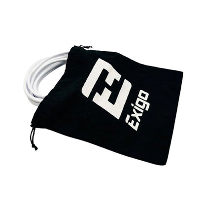 Exigo Stealth Adjustable Speed Rope - White