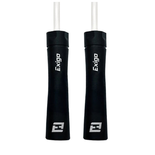 Exigo Stealth Heavy Power Jump Rope - Black/White