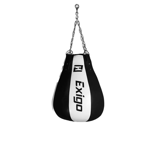 Exigo Super Pro 25kg Leather Maize Bag - Black/White