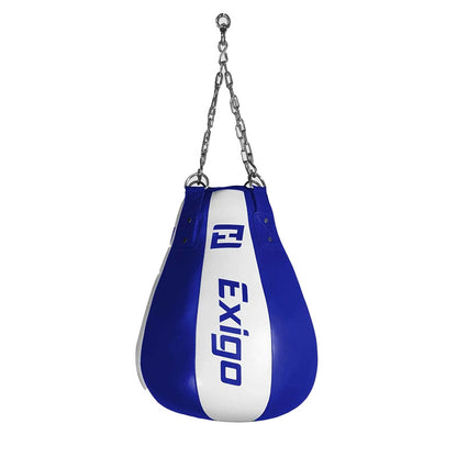 Exigo Super Pro 25kg Leather Maize Bag - Blue/White