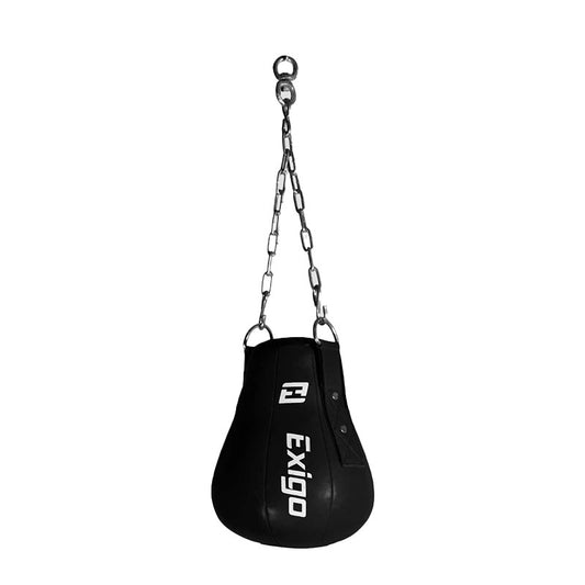 Exigo Super Pro 6kg Leather Maize Ball - Black