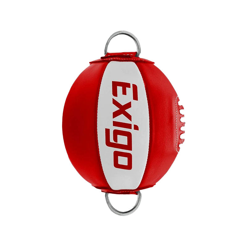 Exigo Super Pro Leather Double End Ball - Red/White