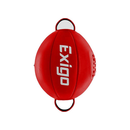 Exigo Super Pro Leather Gym Double End Ball - Red