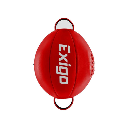 Exigo Super Pro Leather Gym Double End Ball - Red