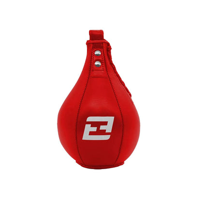 Exigo Super Pro Leather Peanut Speed Ball - Red