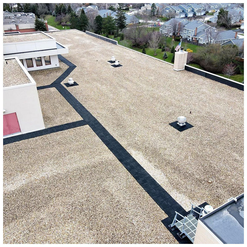 Extra Thick Rubber Rooftop Tiles