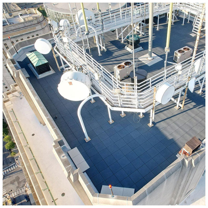 Extra Thick Rubber Rooftop Tiles