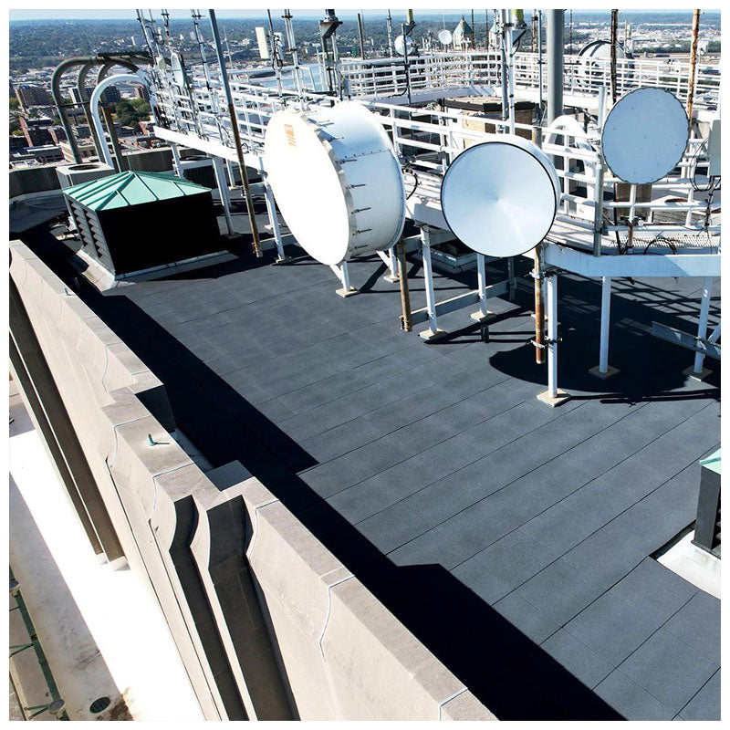 Extra Thick Rubber Rooftop Tiles