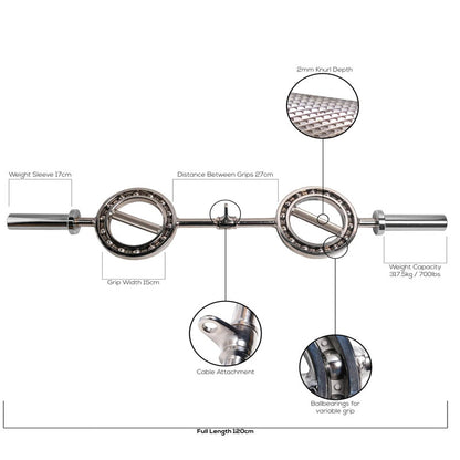 360 Multi Grip Olympic Bar / Cable Attachment