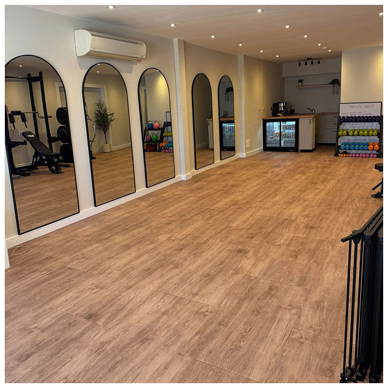 20mm Konnecta Wood Effect Gym Flooring Mats