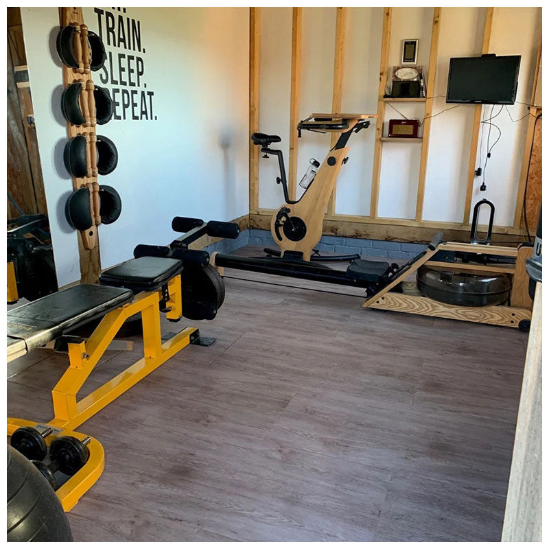 20mm Konnecta Wood Effect Gym Flooring Mats