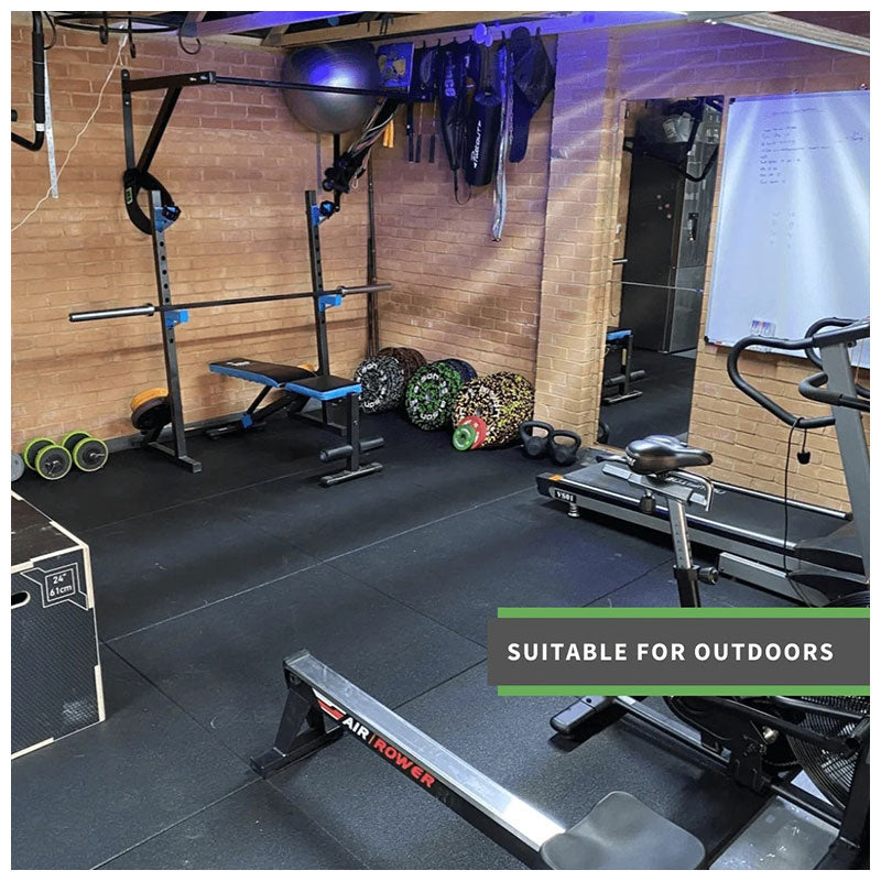60mm PRO Anti-Shock Gym Flooring Tile