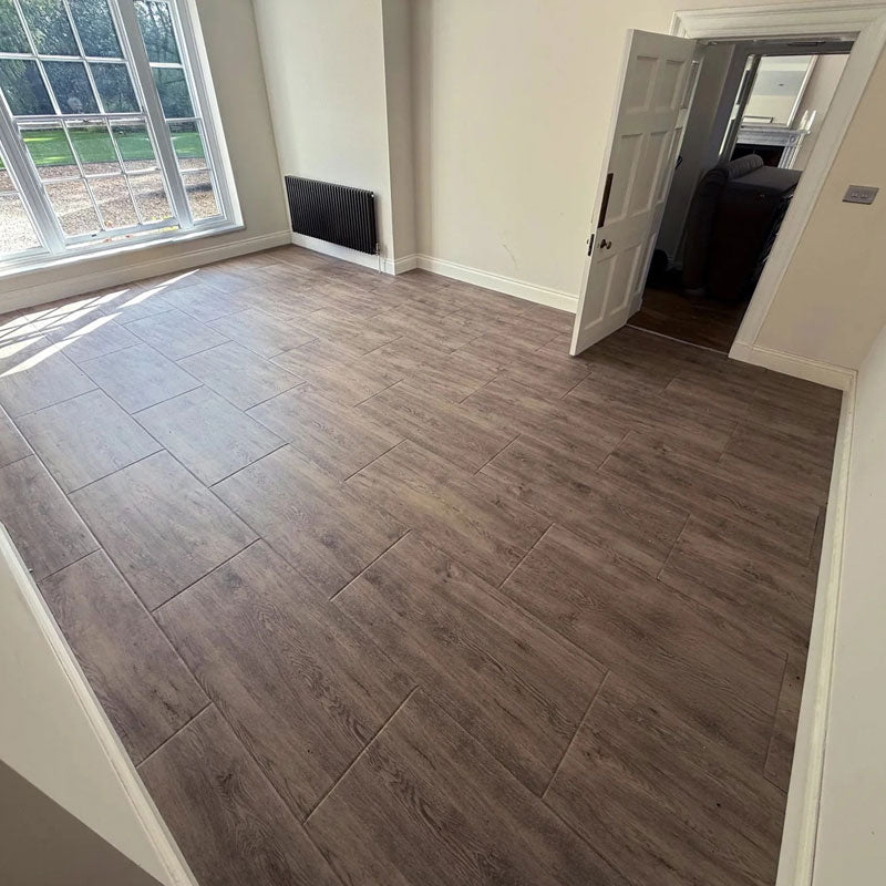 20mm Wood Effect Gym Flooring Tiles – Studio, Functional & Home Gym Use