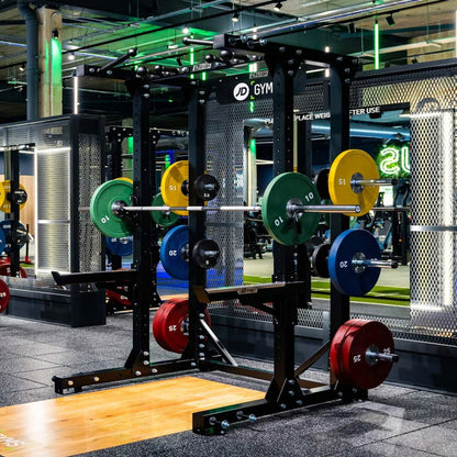 Exigo E80 Elite Half Rack Multi Ball Grip Pull-Up Bar
