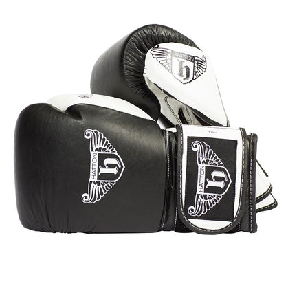 Hatton Boxing Pro Leather Boxing Gloves with Velcro