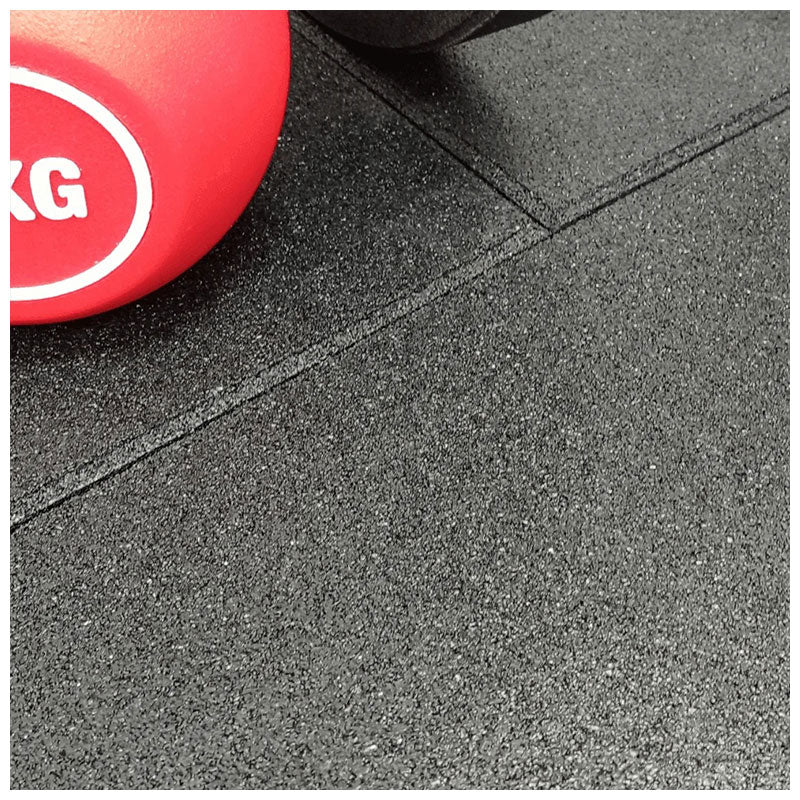 30mm Sprung PRO Gym Floor Tile - Rubber Heavy Duty Gym Flooring