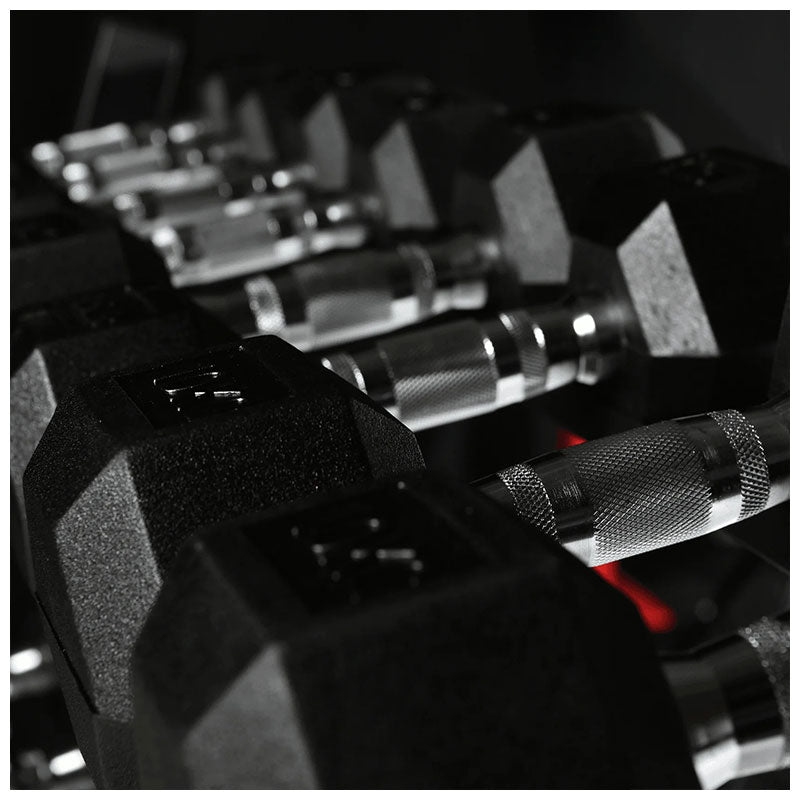 Hex Dumbbell Set – 2.5kg to 30kg (12 Pairs)