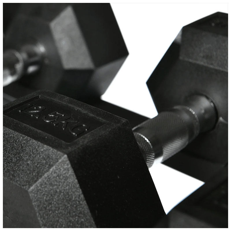 Hex Dumbbell Set – 2.5kg to 30kg (12 Pairs)