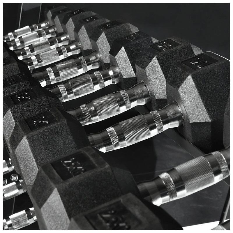 Hex Dumbbell Set – 2.5kg to 30kg (12 Pairs)
