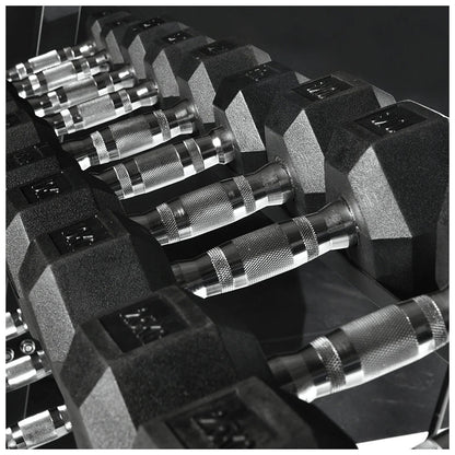 Hex Dumbbell Set – 2.5kg to 30kg (12 Pairs)