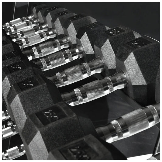 Hex Dumbbell Set – 2.5kg to 30kg (12 Pairs)