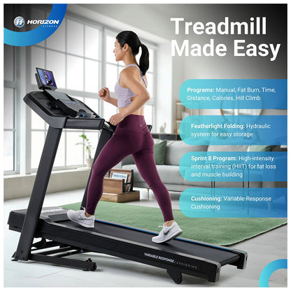Horizon 5.0AT Treadmill