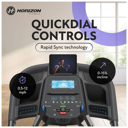 Horizon 7.4AT-24 @Zone Treadmill