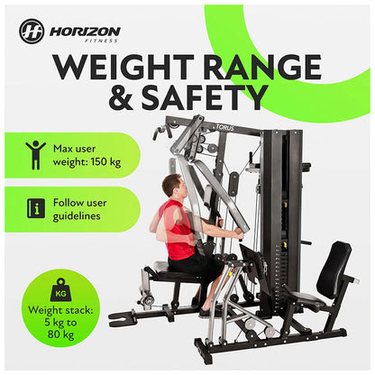 Horizon Torus 5 Home Multi Gym with Kerbside Delivery