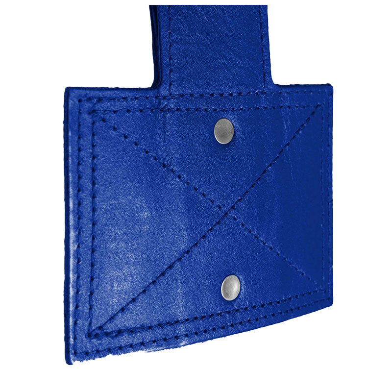 Exigo Super Pro 4ft 6'' 75kg Immensus Leather Punch Bag - Blue/White