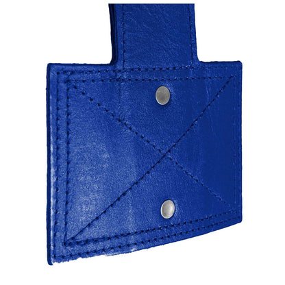 Exigo Super Pro 4ft 6'' 75kg Immensus Leather Punch Bag - Blue/White