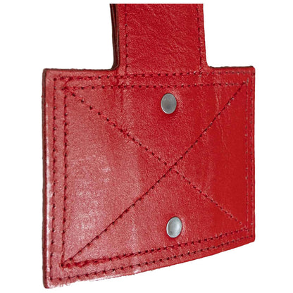 Exigo Super Pro 4ft 6'' 75kg Immensus Leather Punch Bag - Red/White