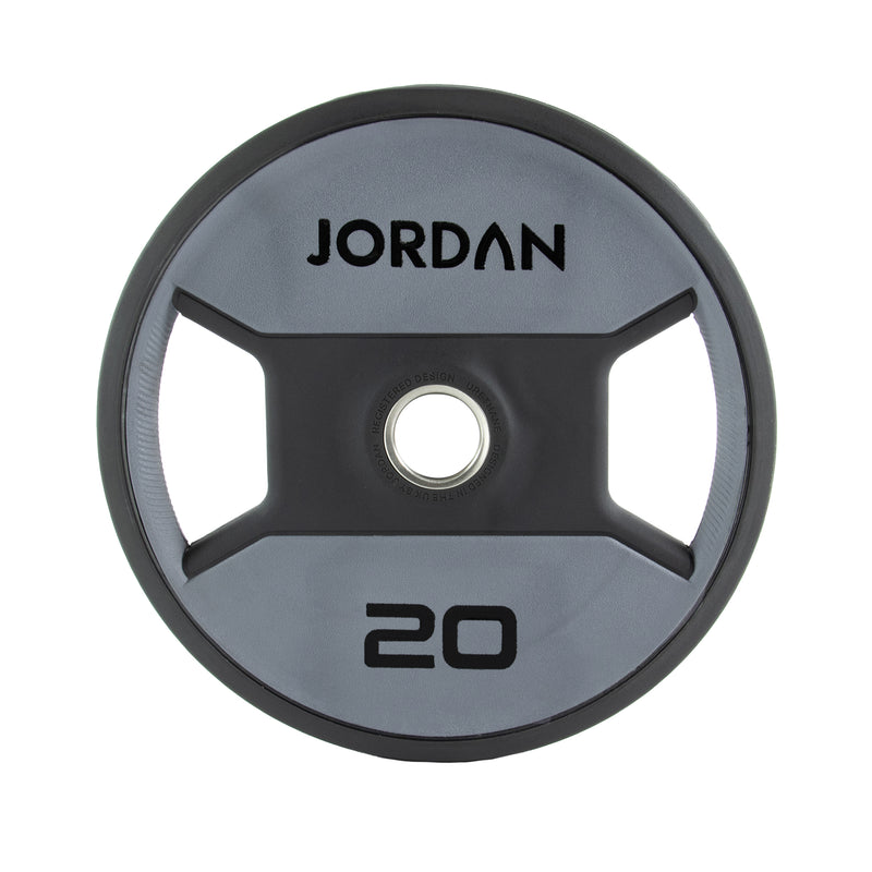 JORDAN Urethane Dual Grip Olympic Plates - NEW DESIGN