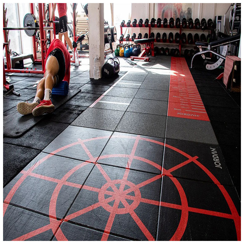 JORDAN® Custom Rubber Gym Flooring