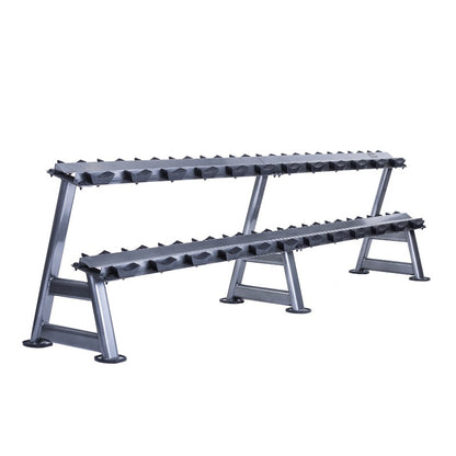 JORDAN 12 Pair Dumbbell Rack (2 tier) - Grey