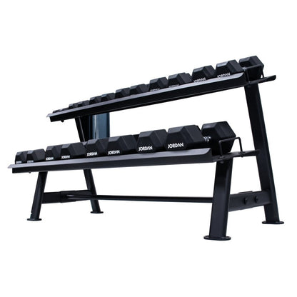 JORDAN Hex Dumbbell Rack - 2 Tier