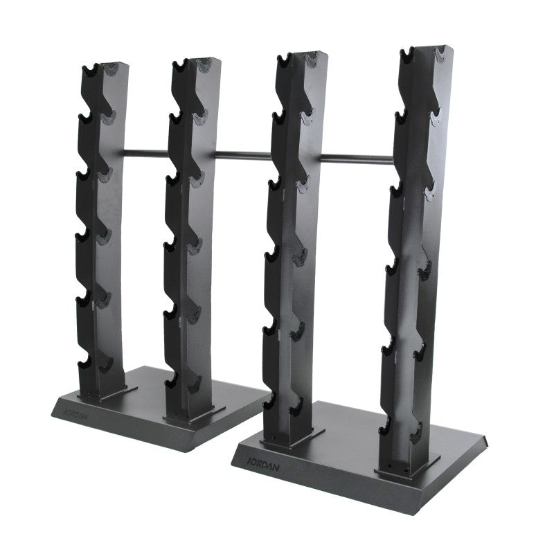 JORDAN Vertical Dumbbell Rack S-Series 2.5-30kg Double - Grey