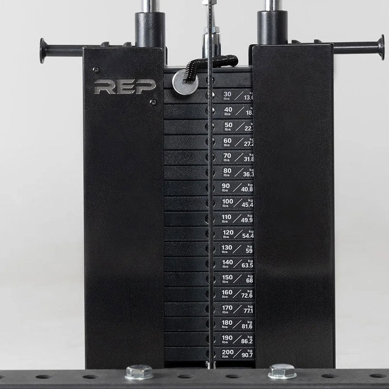 Conversion Kit: Plate-Loaded to Selectorized Lat Pulldown & Low Row (5000 Series)