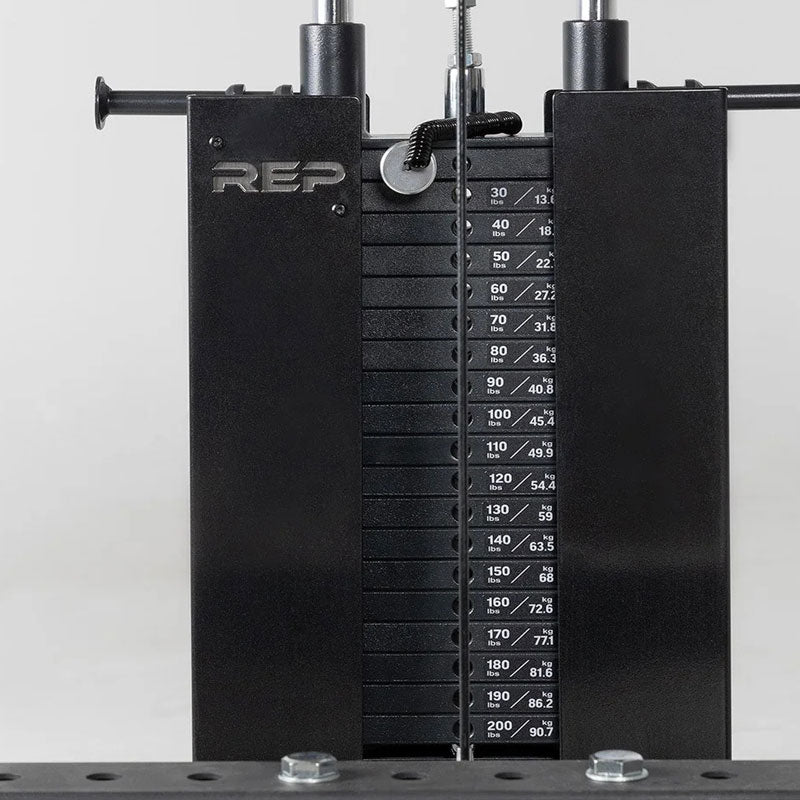 Conversion Kit: Plate-Loaded to Selectorized Lat Pulldown & Low Row (5000 Series)