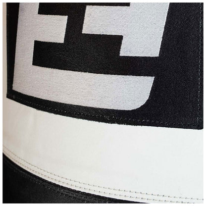 Exigo Super Pro 4ft 40kg Leather Punch Bag - Black/White