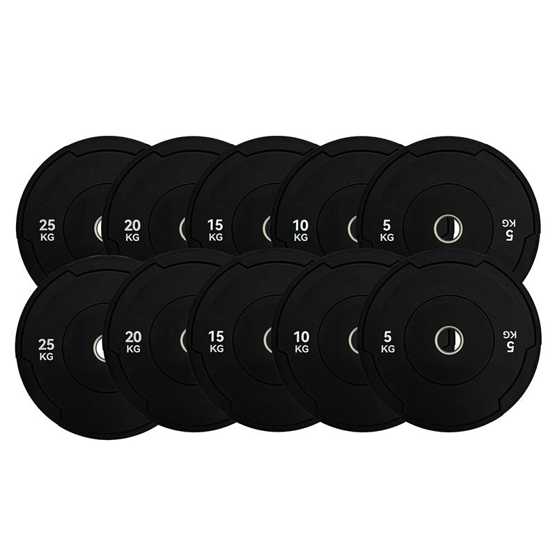 Monochrome Olympic Black Bumper Plates 2.0